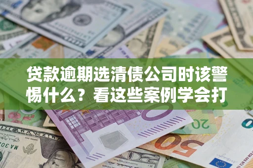 济南贷款逾期选清债公司时该警惕什么？看这些案例学会打翻身仗