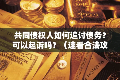 济南共同债权人如何追讨债务？可以起诉吗？（速看合法攻略）