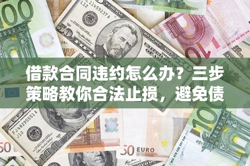 济南借款合同违约怎么办？三步策略教你合法止损，避免债务危机升级