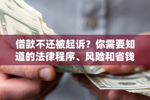 济南借款不还被起诉？你需要知道的法律程序、风险和省钱技巧